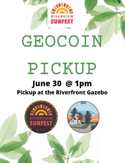 SUNFEST Event Geocoin Pickup